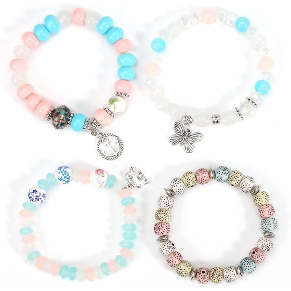 * New Bohemian Bracelets for Women Stretch Multilayer Colorful Beads Bra… main image 7